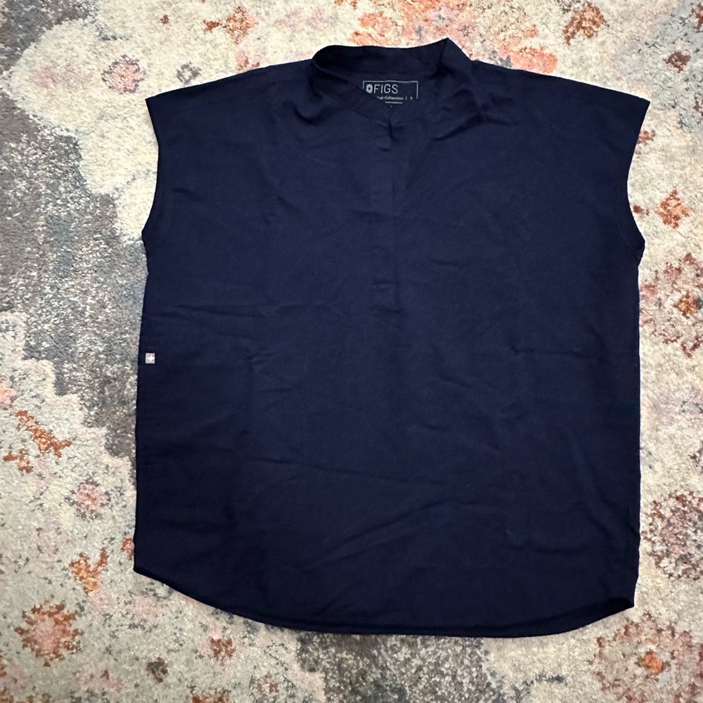 Navy Figs Rafaella Top